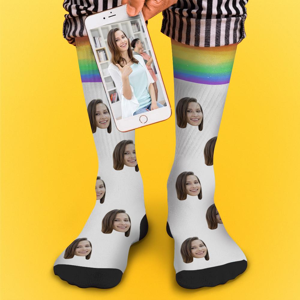 Custom Photo Socks Personalized Socks Suitable For Gifts For Him