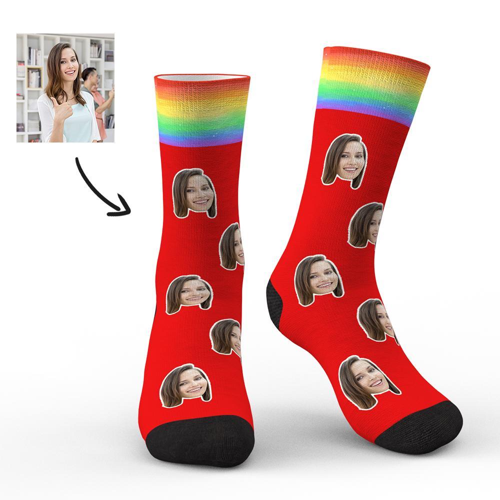 Custom Photo Socks Personalized Socks Suitable For Gifts For Him