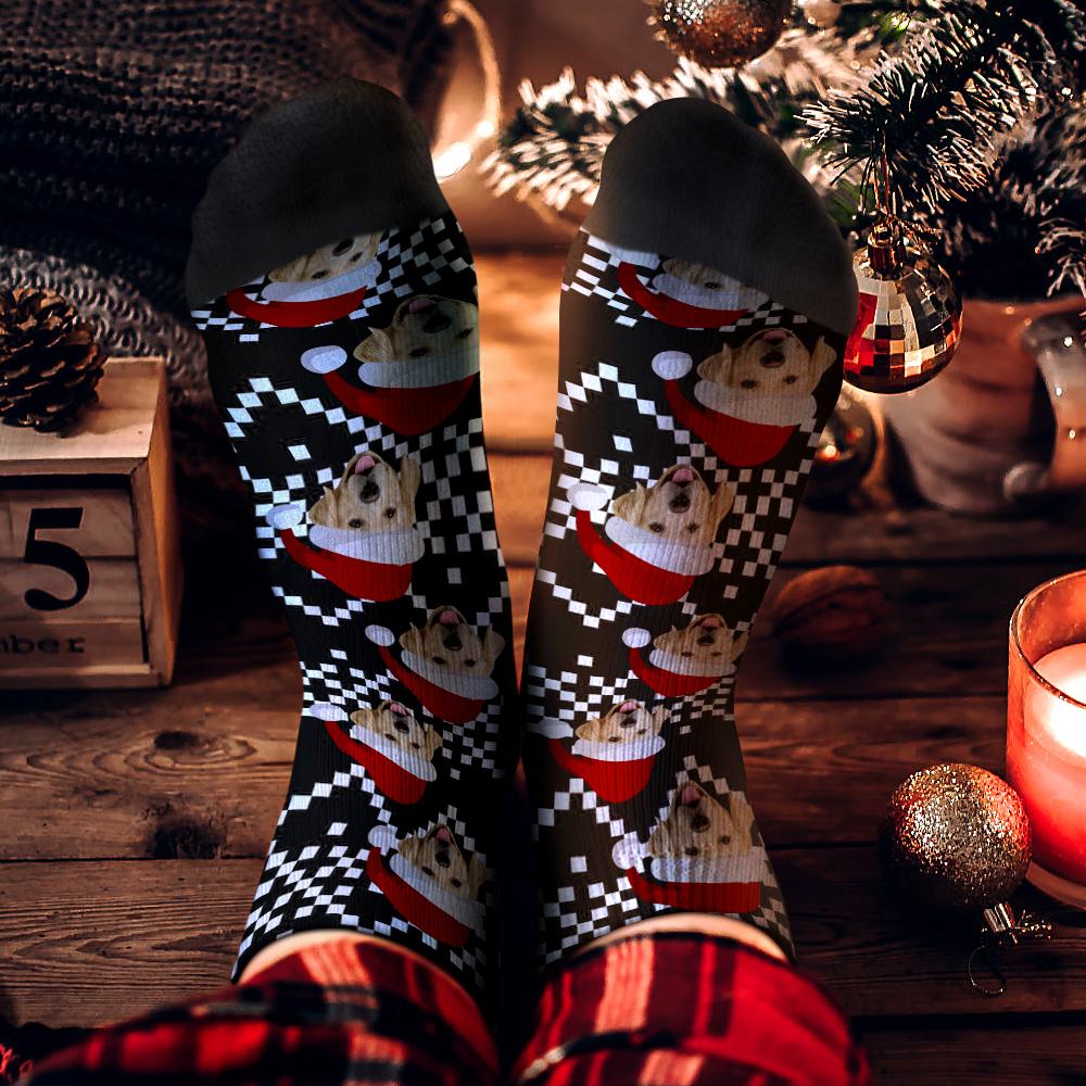 Custom Socks Face Socks Photo Socks Christmas Gifts For Pet Lovers