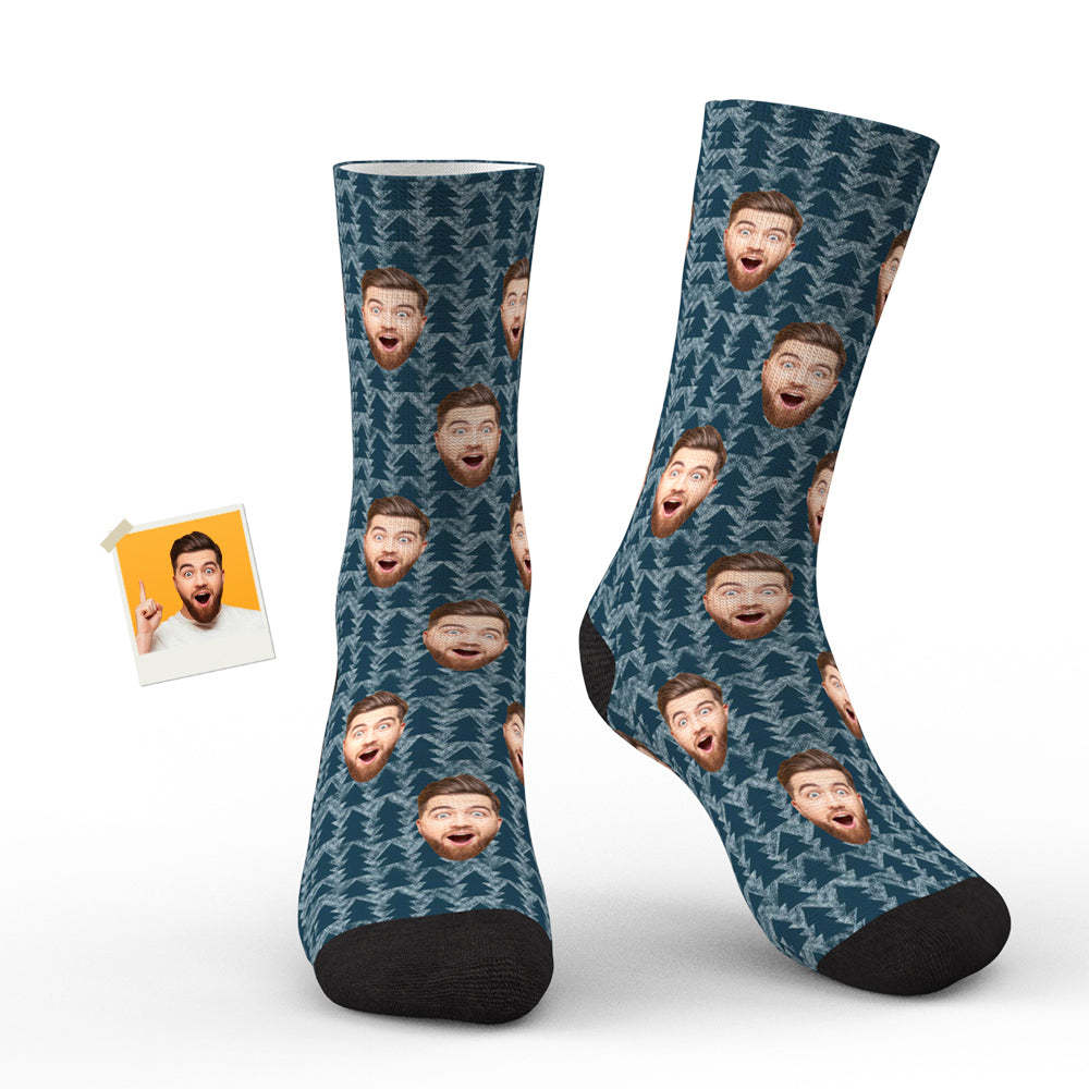 Custom Face Squirrel Personalized Photo Socks - soufeelus