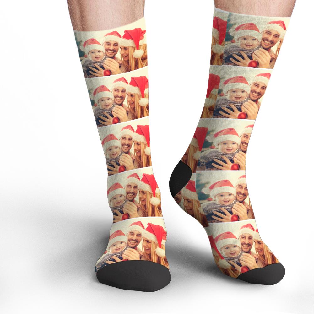 Custom Socks Photo Socks Colorful Socks Gift For Family - soufeelus