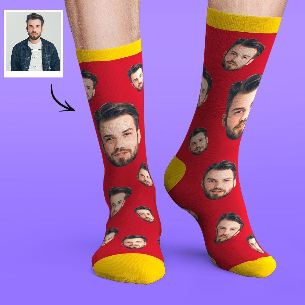 Custom Face Socks Colorful Candy Series Cwz550u
