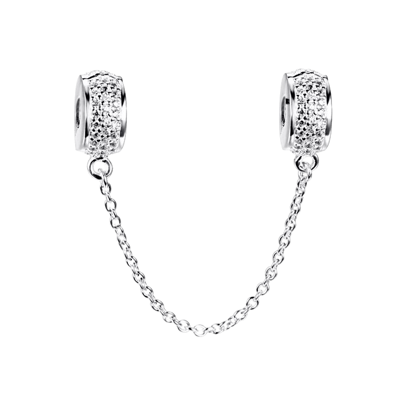 Soufeel Snake Chain Bracelet with Safety Chain Silver - soufeelus
