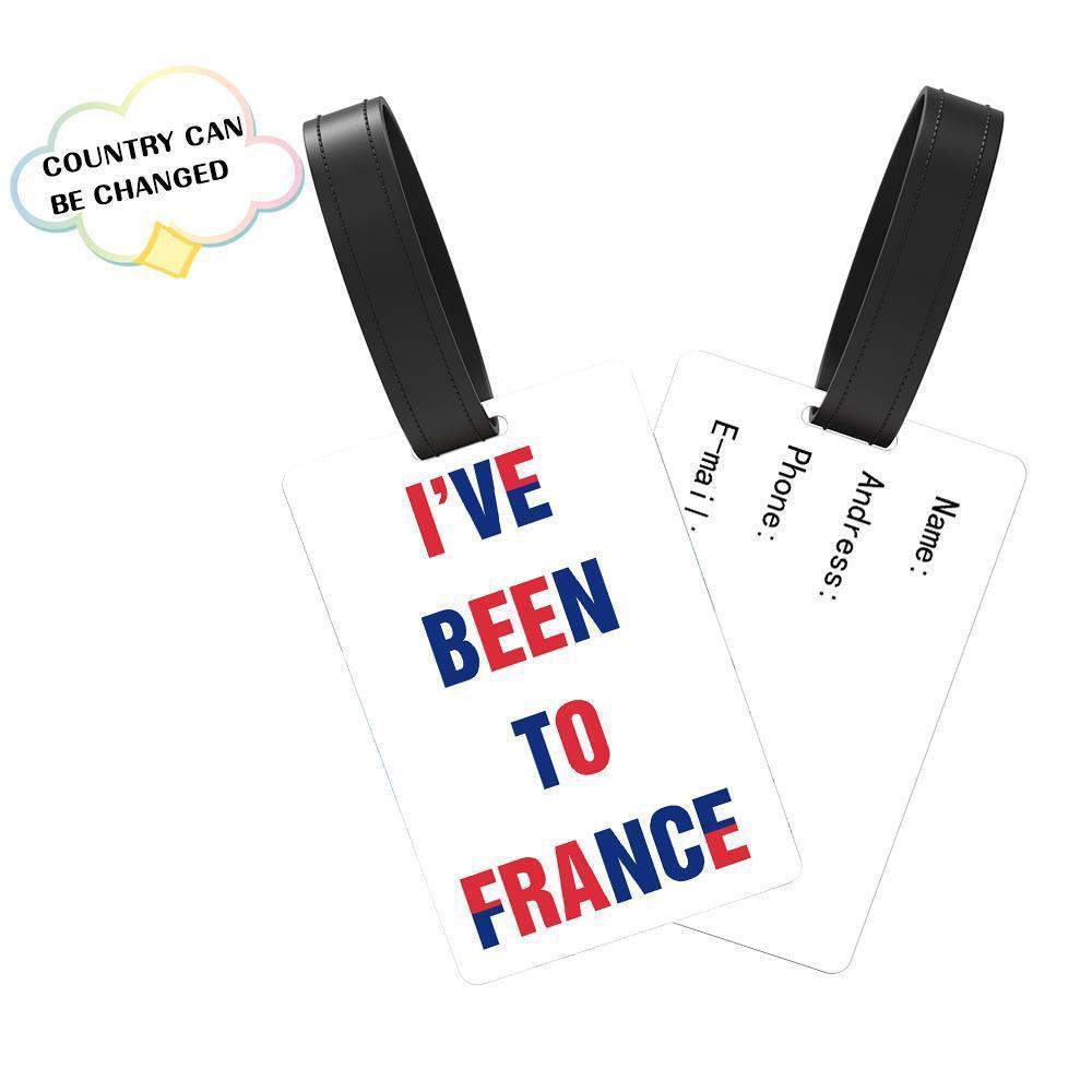 Custom USA Luggage Tag - I've Been To USA