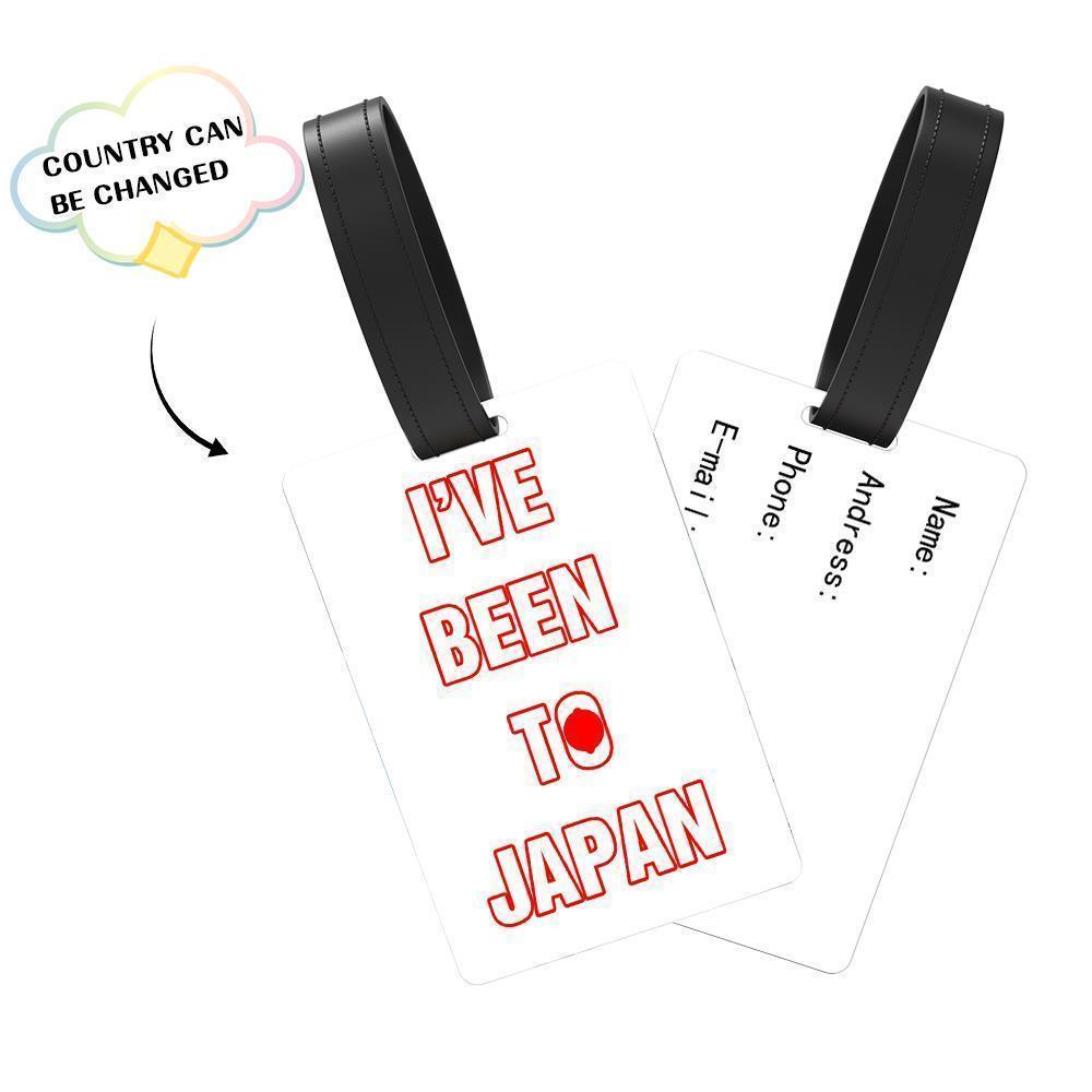 Custom USA Luggage Tag - I've Been To USA