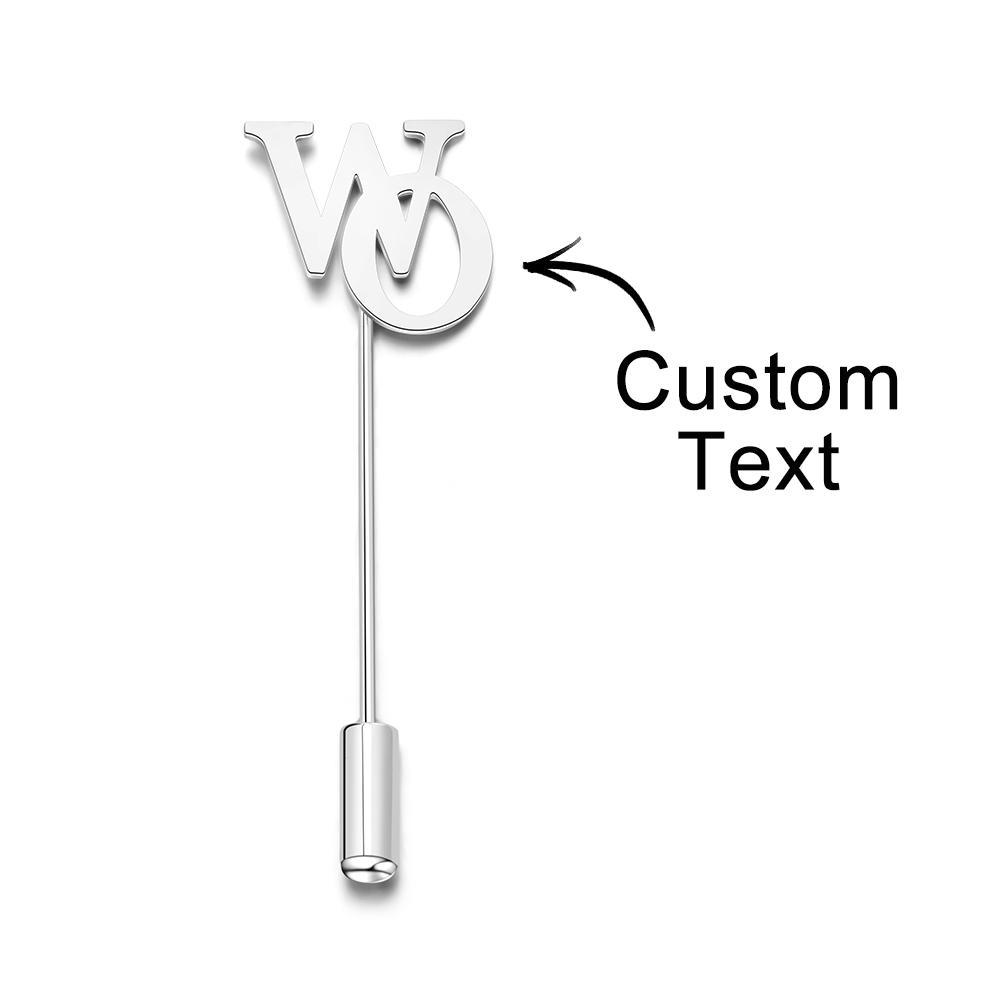 Custom Engraved Brooch Exquisite Decoration Gifts