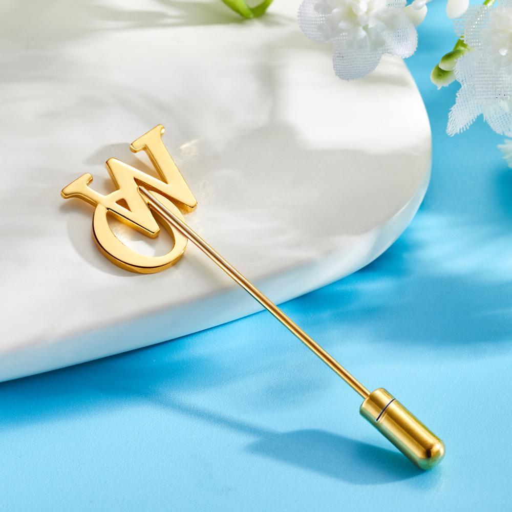 Custom Engraved Brooch Exquisite Decoration Gifts