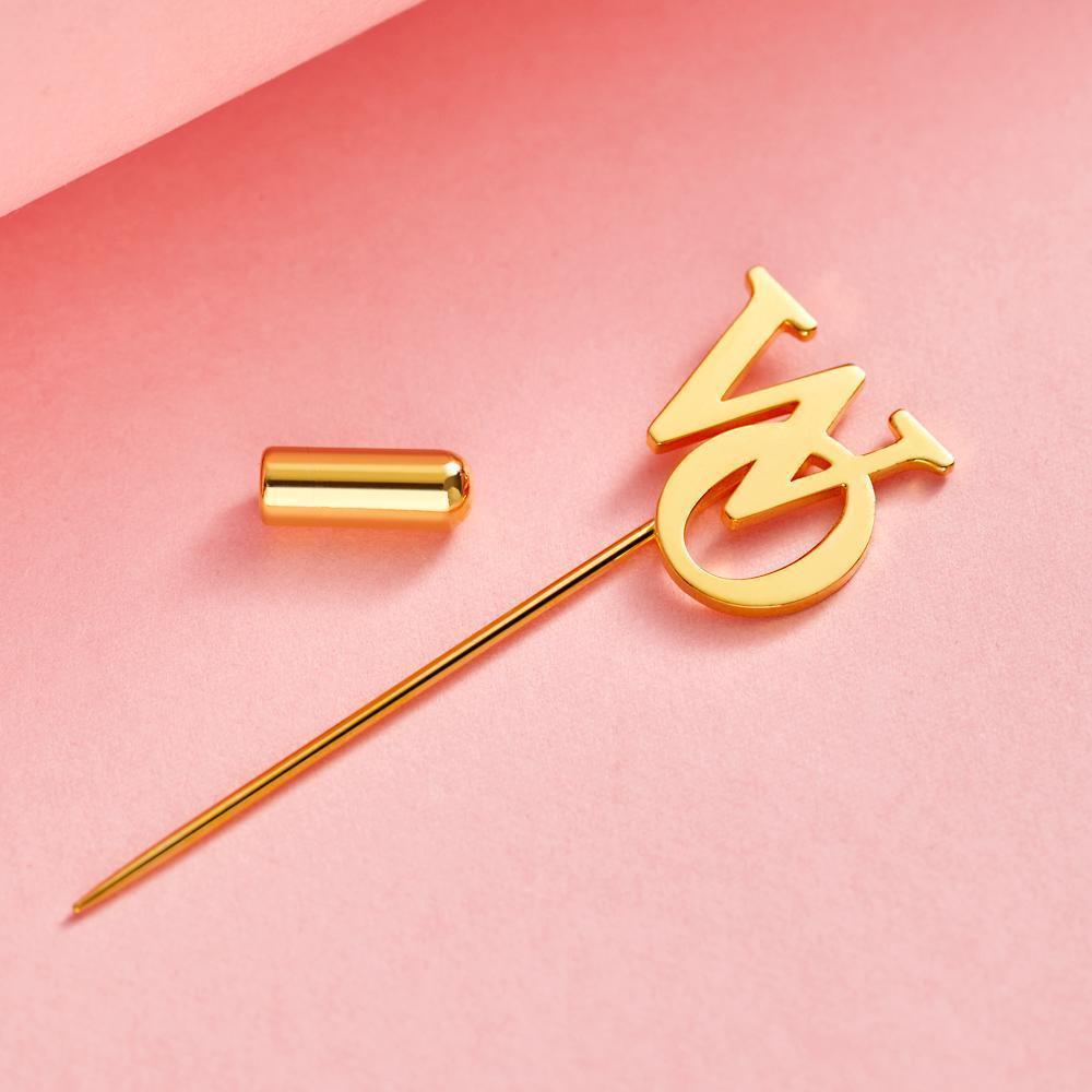 Custom Engraved Brooch Exquisite Decoration Gifts