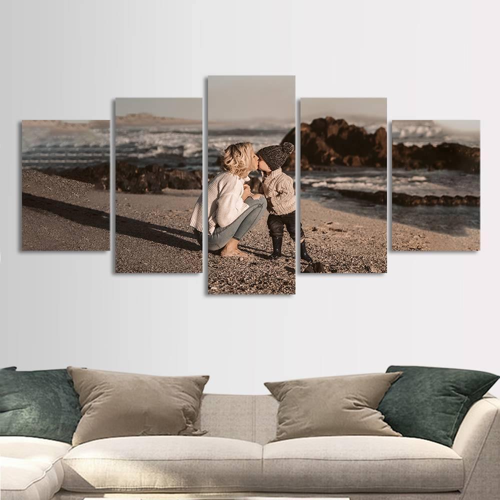 Personalised Painting 5pcs Contemporary Wall Art Frameless - soufeelus