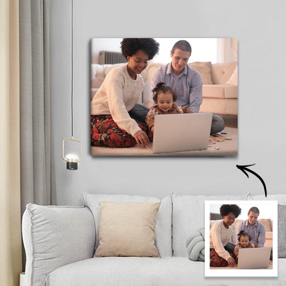 Personalised Photo Custom Oil Painting Gifts for Family Frameless - soufeelus