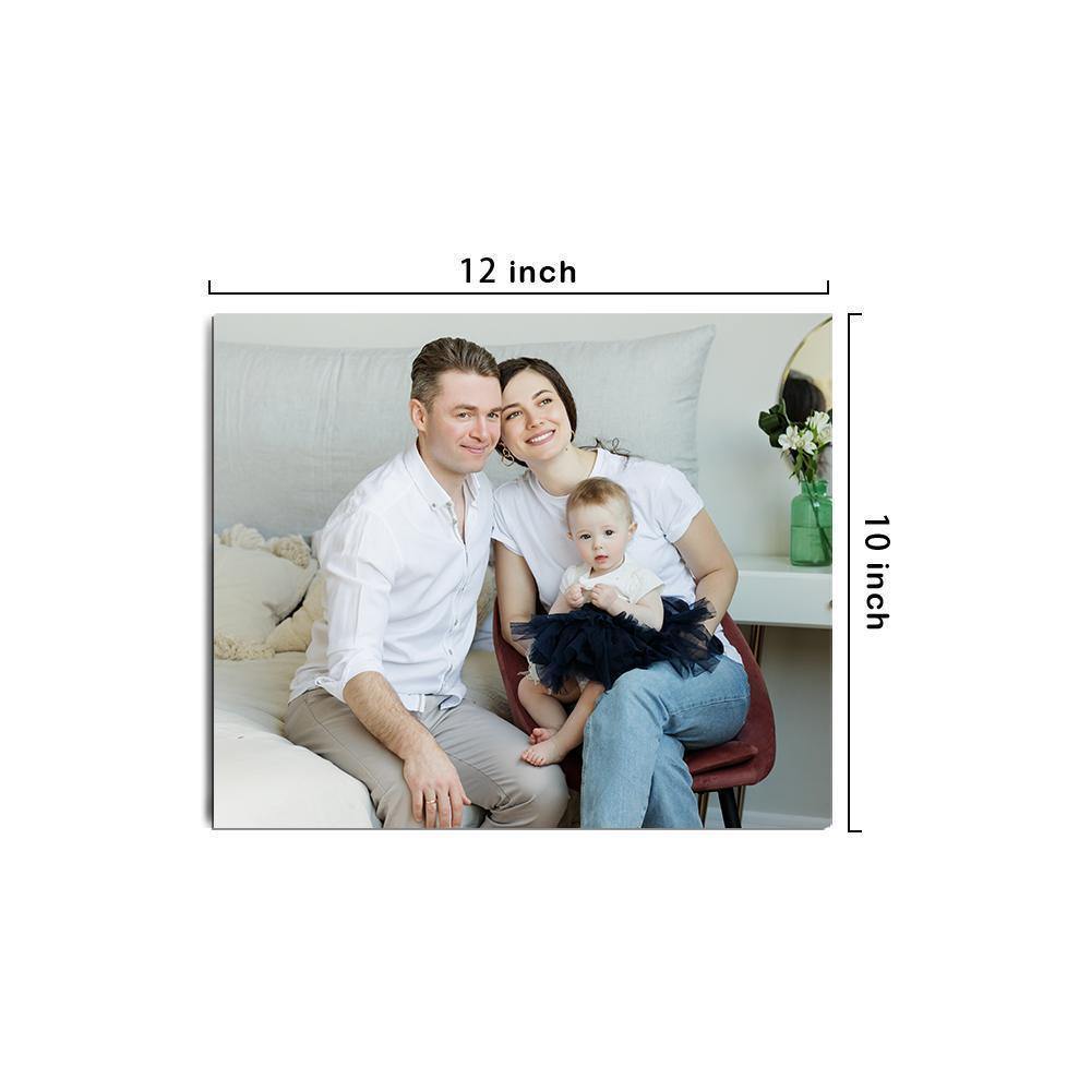 Custom Wall Art Canvas Prints Personalised Photo Custom Oil Painting Gifts with Frame for Boykids 25*20cm - soufeelus