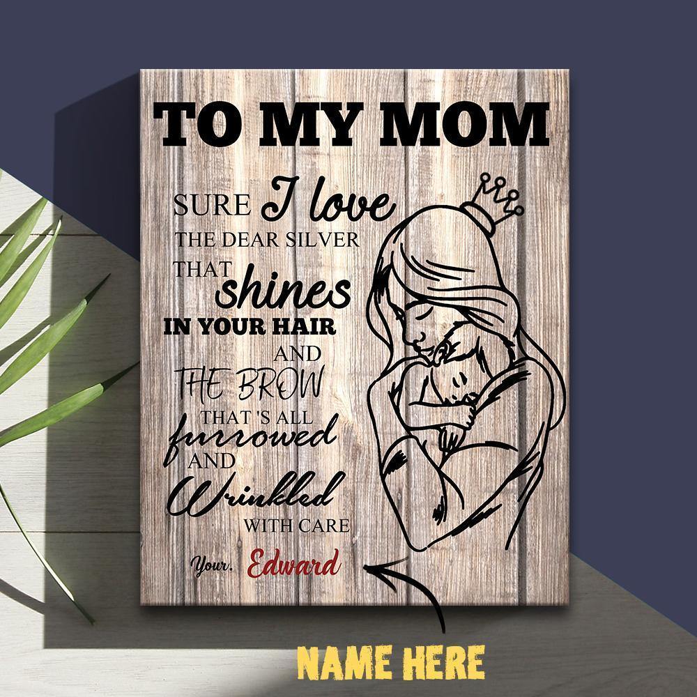 Mother's Day Gift-Custom Engraved Oil Painting Framed Holiday Gifts-15.7×19.7inch - soufeelus
