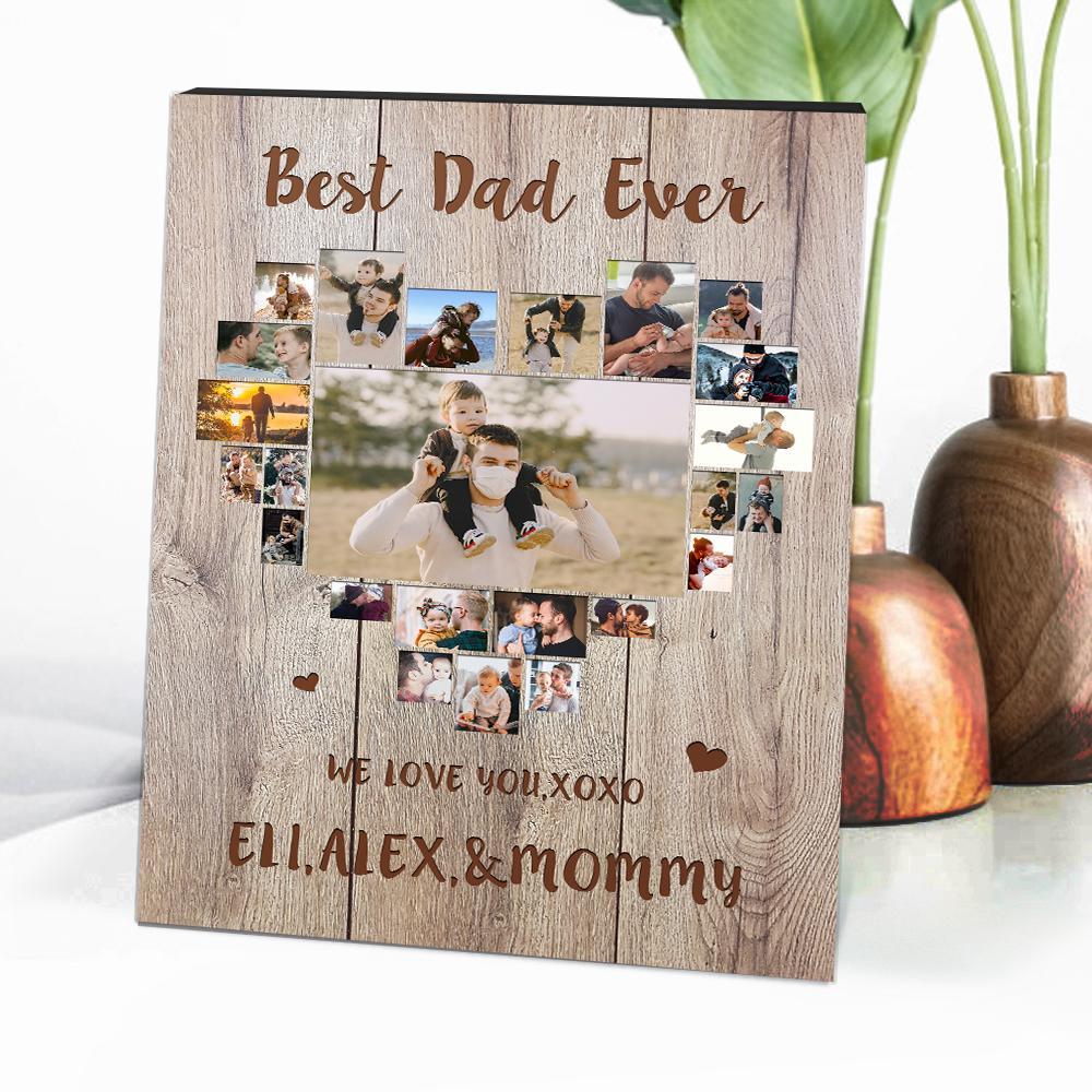 Personalised Canvas Prints With Multipicture Perfect Gift For Father's Day - soufeelus