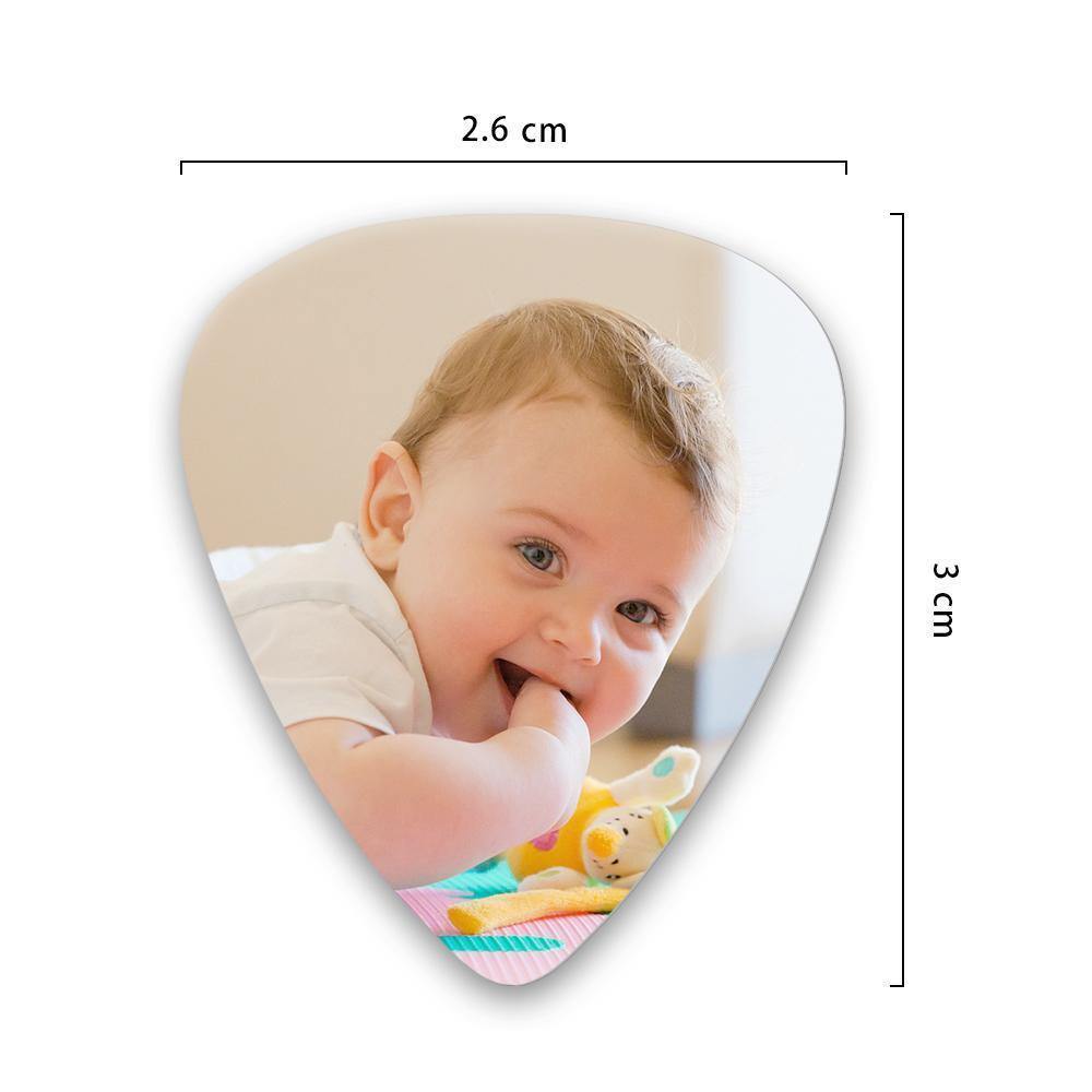 Personalized Guitar Pick with Photo for Baby -12Pcs - soufeelus