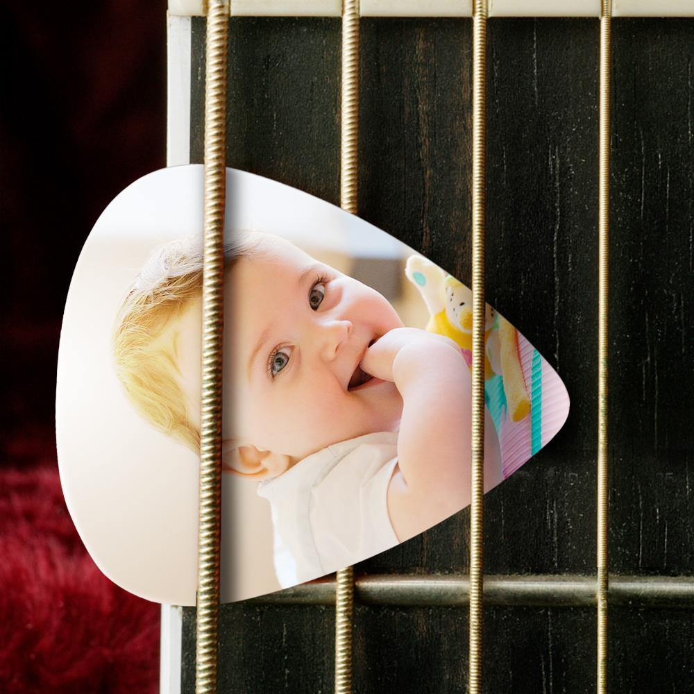 Personalized Guitar Pick with Photo for Baby -12Pcs - soufeelus