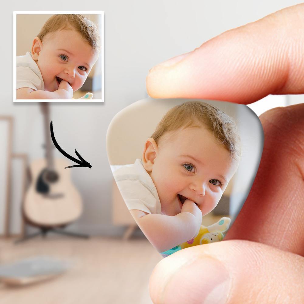 Personalized Guitar Pick with Photo for Baby -12Pcs - soufeelus