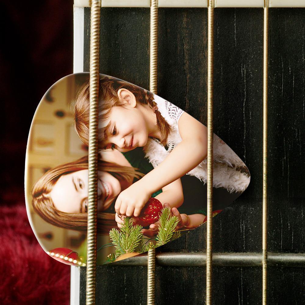 Personalized Guitar Pick with Photo Holiday gift -12Pcs - soufeelus