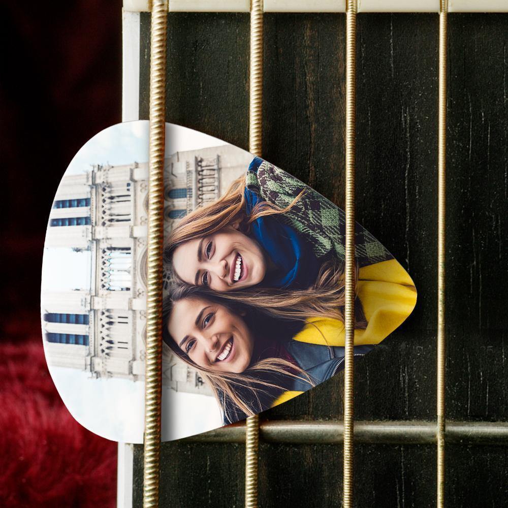 Personalized Guitar Pick with Photo Birthday Present -12Pcs - soufeelus