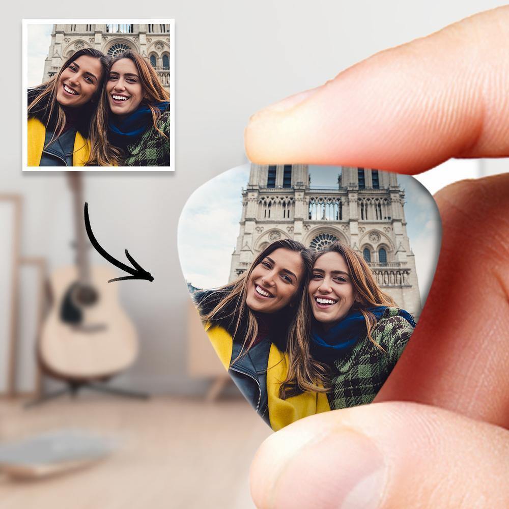 Personalized Guitar Pick with Photo Birthday Present -12Pcs - soufeelus
