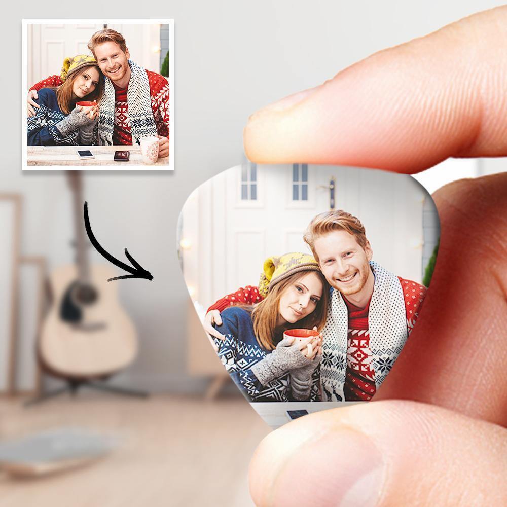 Guitar Pick with Photo for Musicians Customized for Memorial -12Pcs - soufeelus