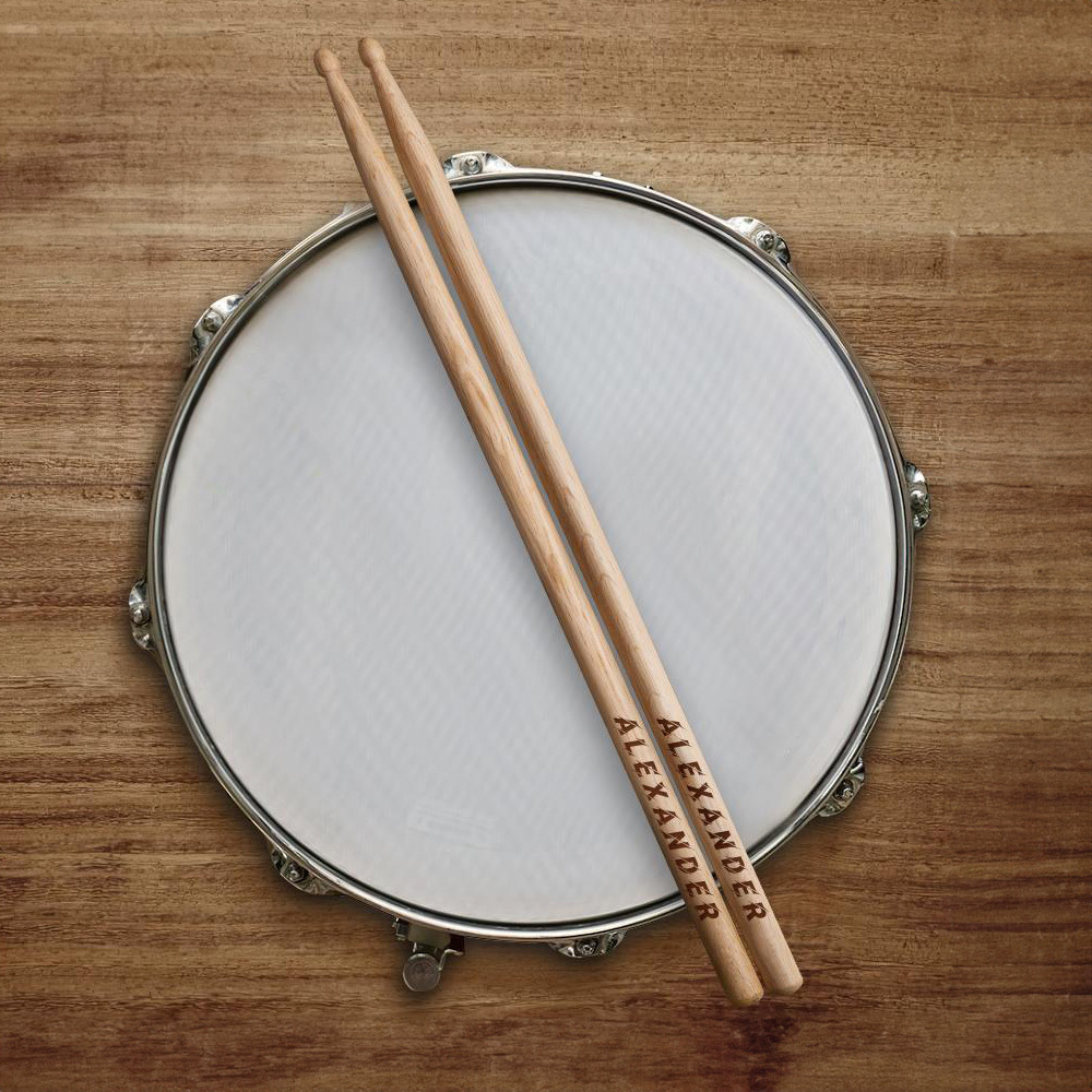 Custom Engraved Drumsticks Unique Gifts for Drummer