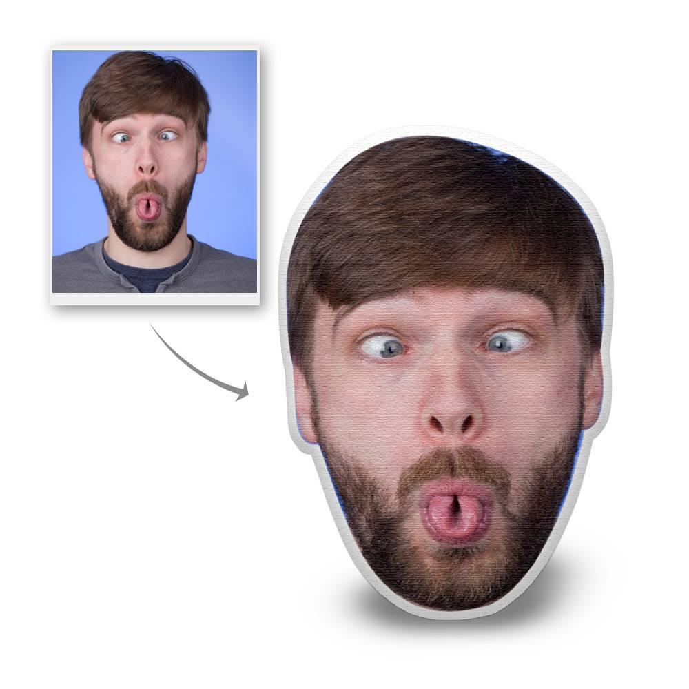 Custom Photo Face Pillow 3D Portrait Pillow - Cute Head - soufeelus