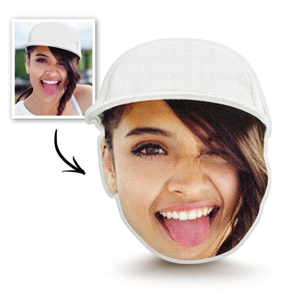 Custom Head Photo Face Pillow 3D Portrait Pillow - Naughty Face - soufeelus