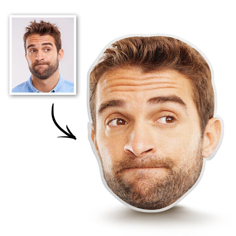 Custom Head Photo Face Pillow 3D Portrait Pillow - Big Head - soufeelus