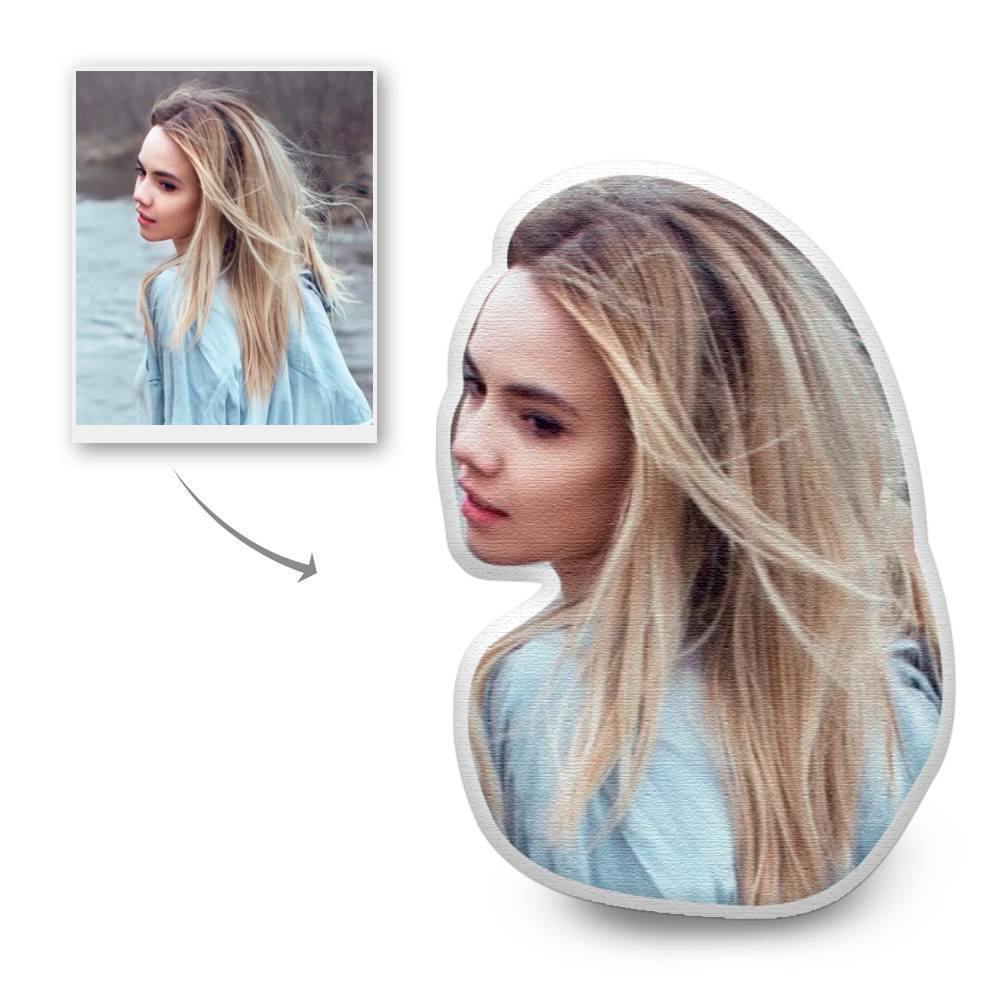 Custom Head Photo Face Pillow 3D Portrait Pillow - Women's Face - soufeelus