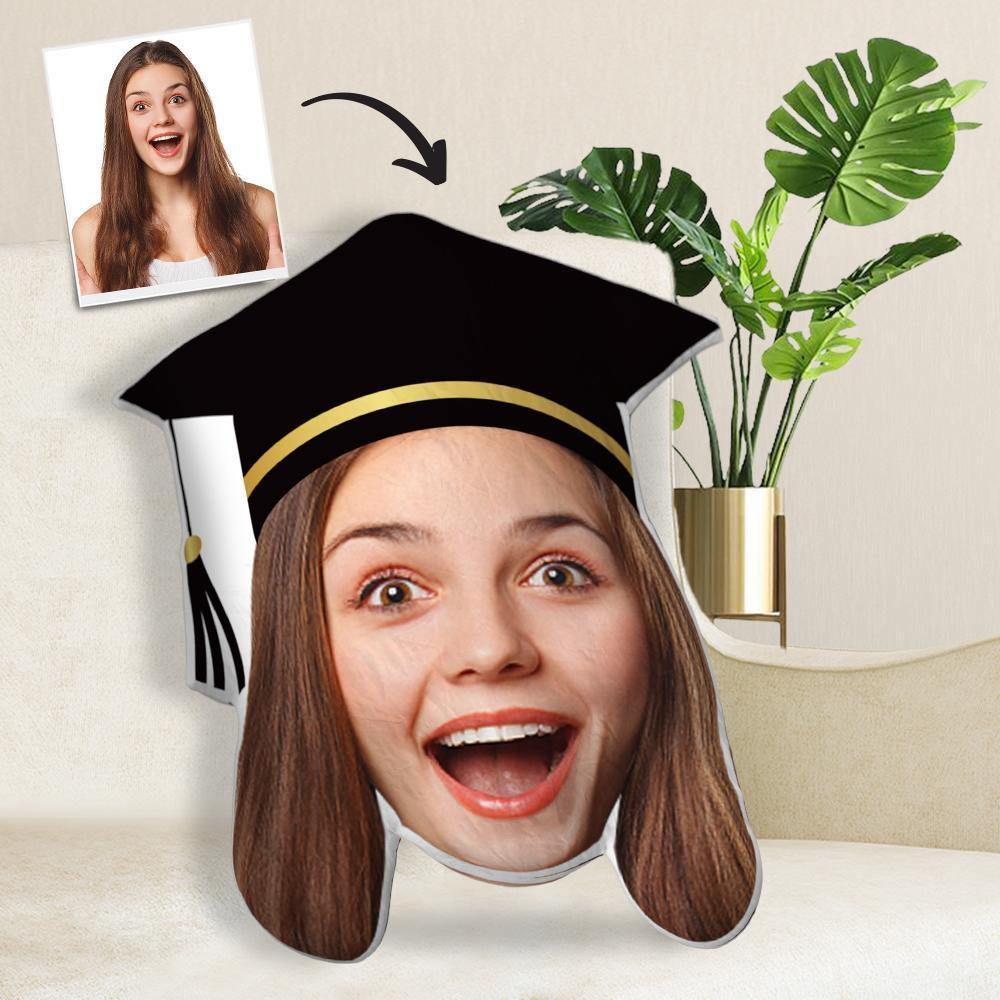 Custom Graduate Photo Pillow, High School Graduation, College Student Gift, Care Package Gift, Comfort Gift 30*40cm - soufeelus