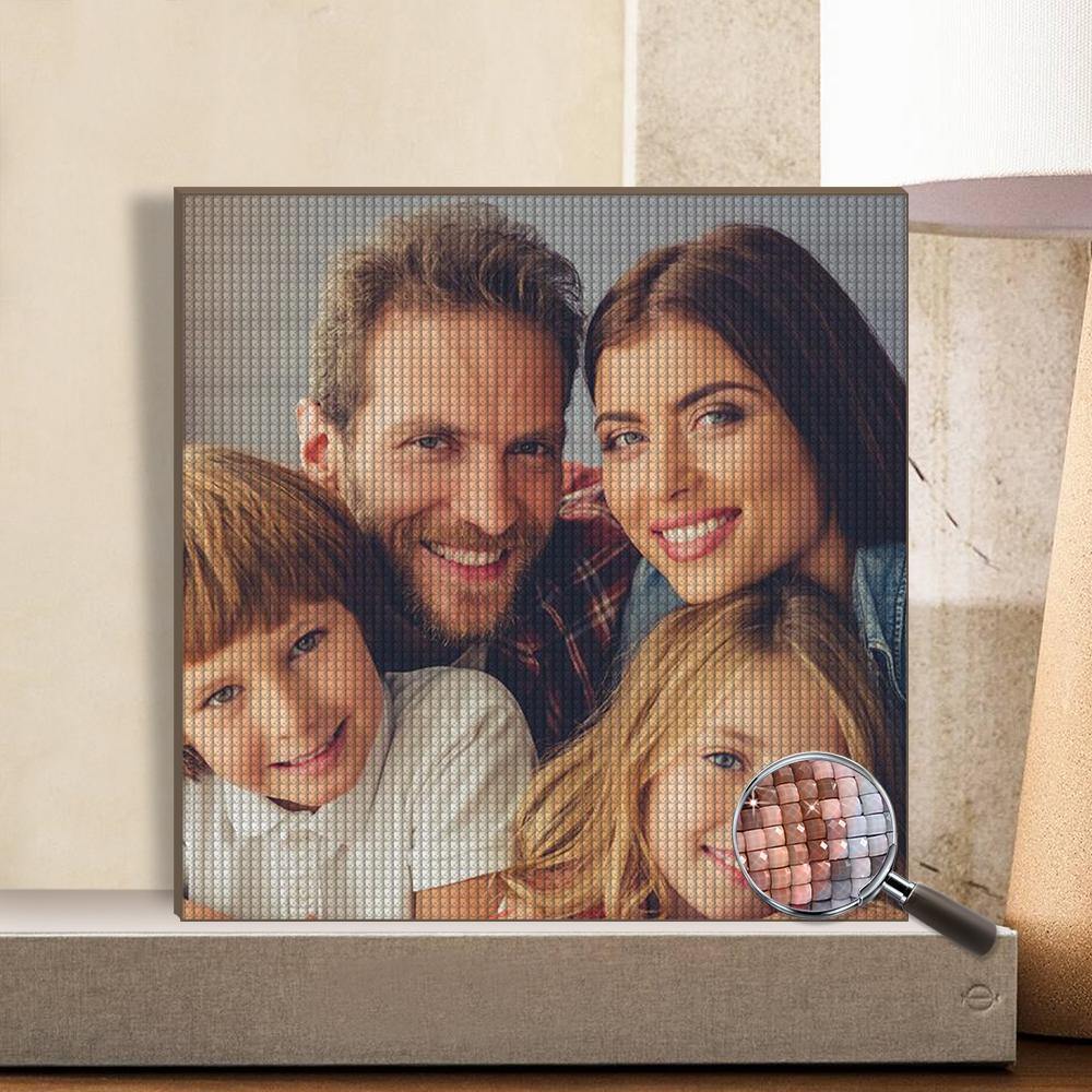 Custom Diamond Painting DIY Diamond Painting Frameless Full Square Rhinestone  For Family Unique Gifts - soufeelus