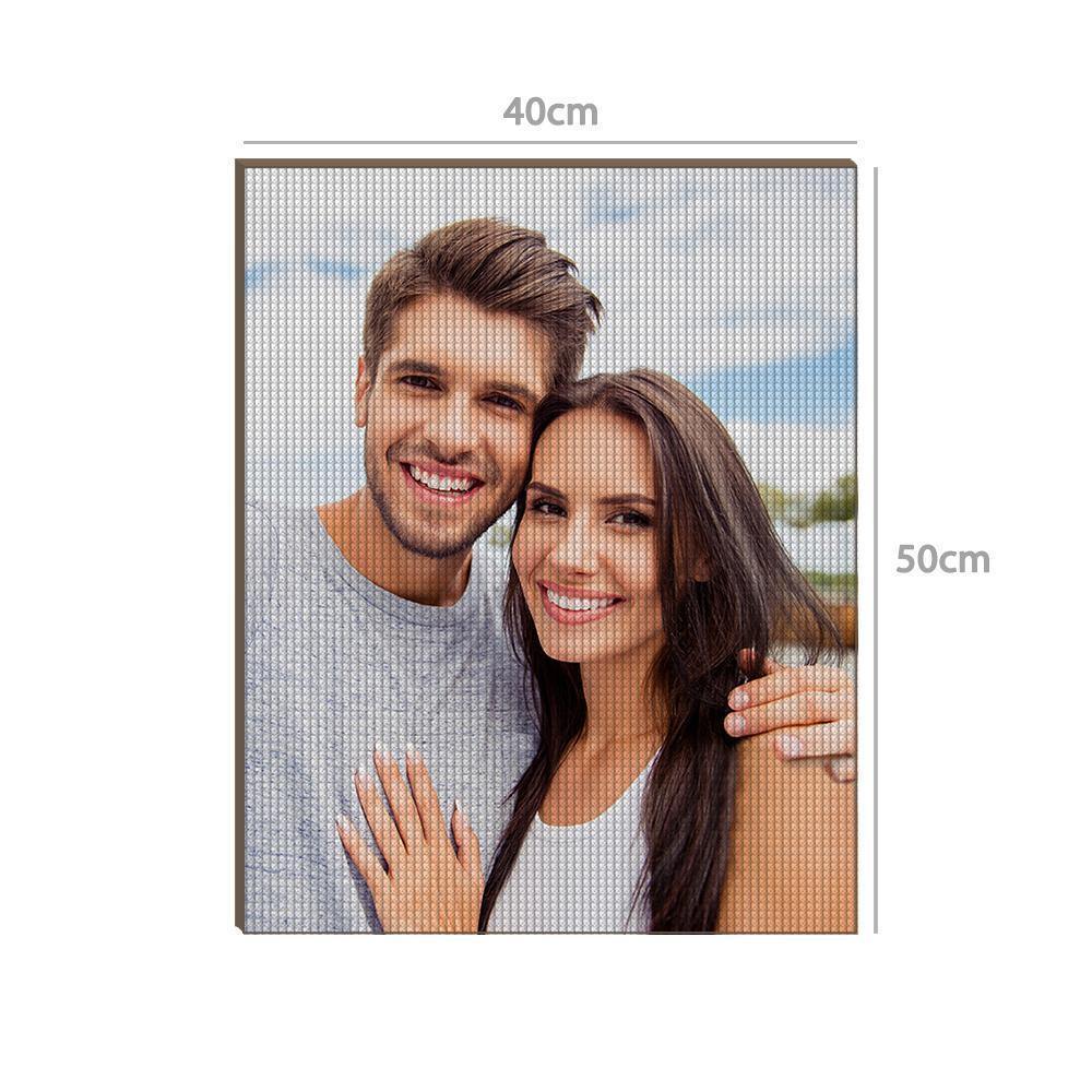 Custom Diamond Painting DIY Diamond Painting Frameless Full Square Rhinestone Unique Gifts For Couples - soufeelus