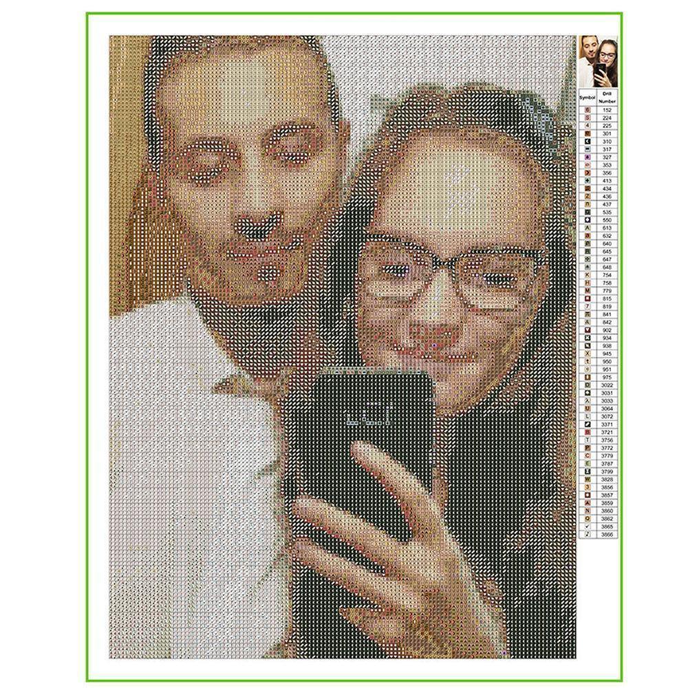 Custom Diamond Painting DIY Diamond Painting Frameless Full Square Rhinestone  Unique Gifts For Couples - soufeelus