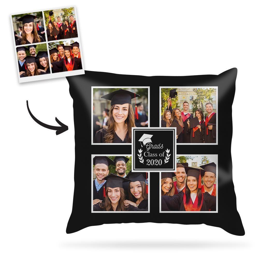 Personalized Graduation Pillow Class Of 2020 Graduate Photo Decorative Pillow 45 45cm