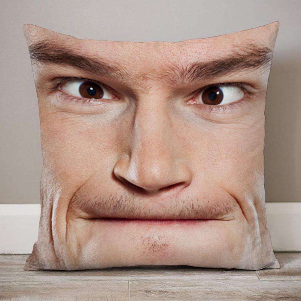 Custom Photo Pillow Spoof Face Pillow Gift For Friend - soufeelus