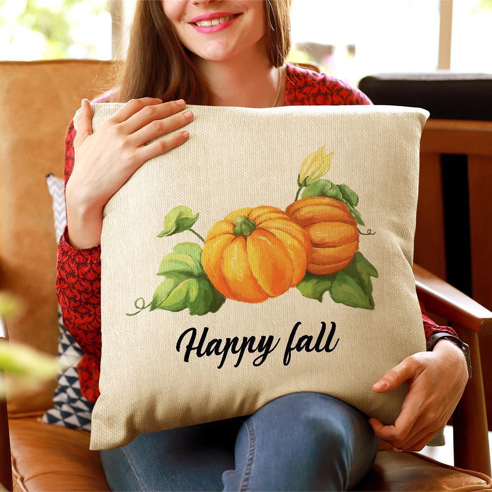 Custom Text Pillow Personalized Fall Home Decor Cushion Gift