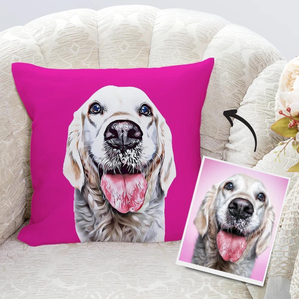 Personalized Photo Pillow Case Gift For Dad