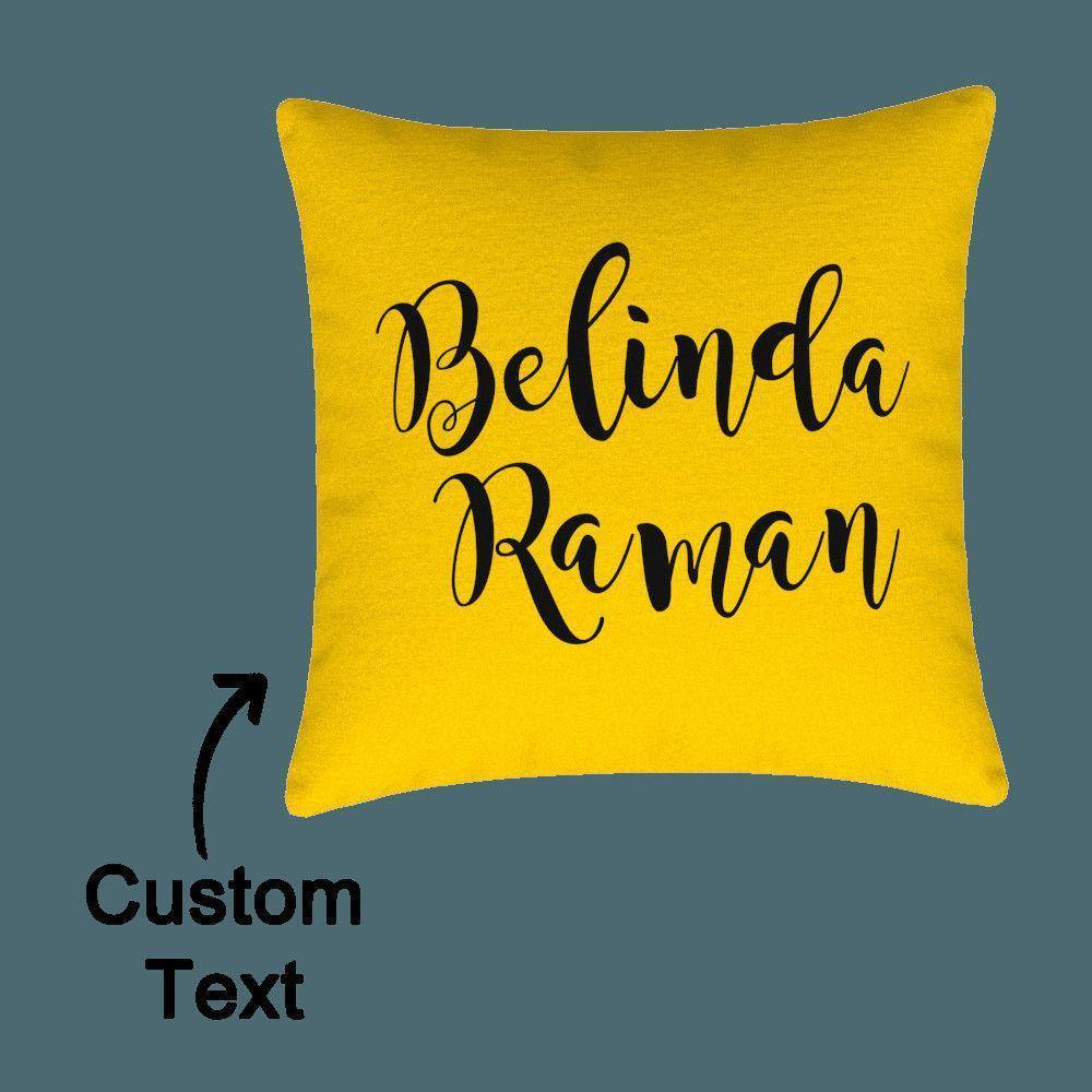 Custom Engraved Orange Pillow-40?á40cm - soufeelus