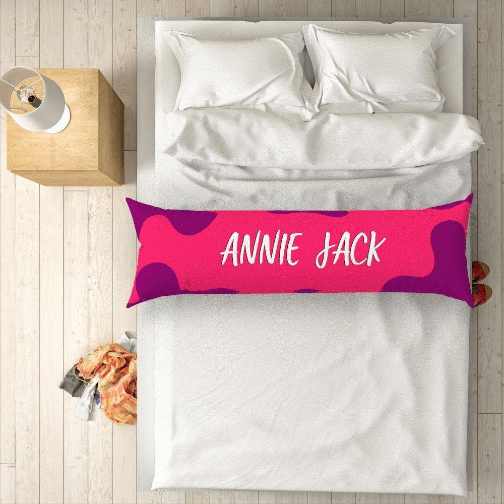 Custom Engraved Horizontal Pink Pillow Case Gifts-50?á150cm - soufeelus