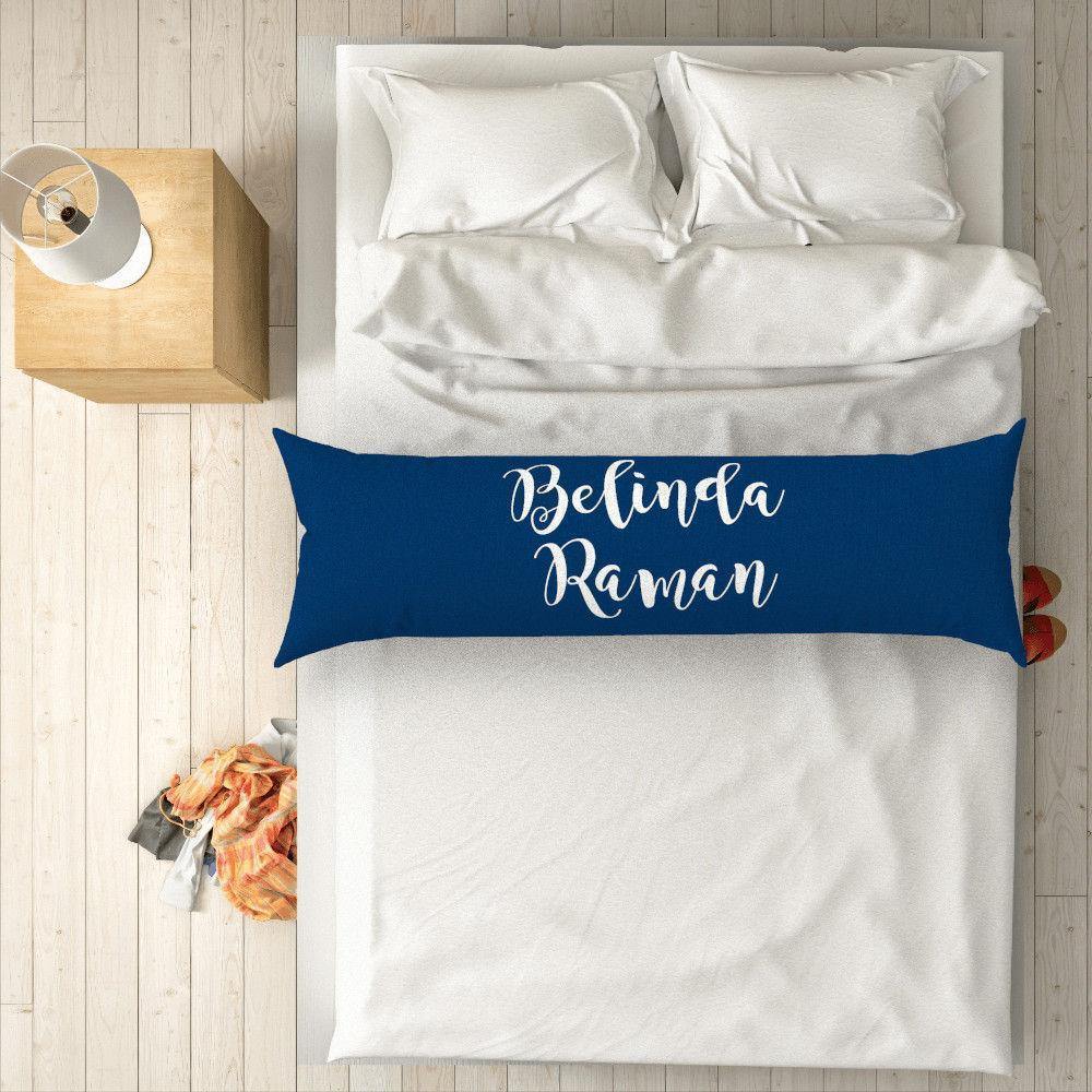 Custom Engraved Horizontal Blue Pillow Case Gifts-50?á150cm - soufeelus