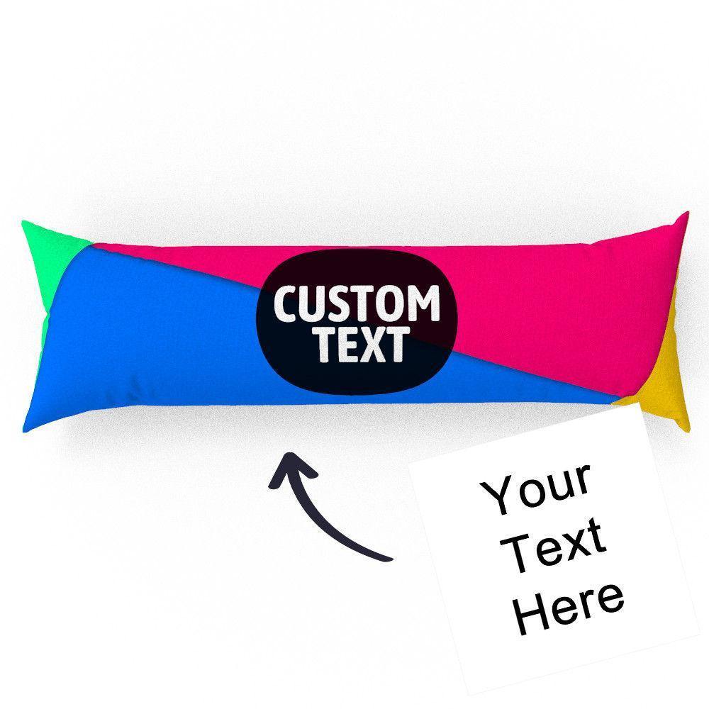 Custom Engraved Horizontal Blue and Pink Pillow Case Gifts-50?á150cm - soufeelus