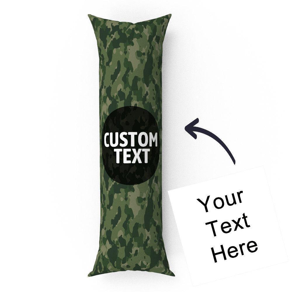 Custom Engraved Vertical Green Pillow Case Gifts-50?á150cm - soufeelus