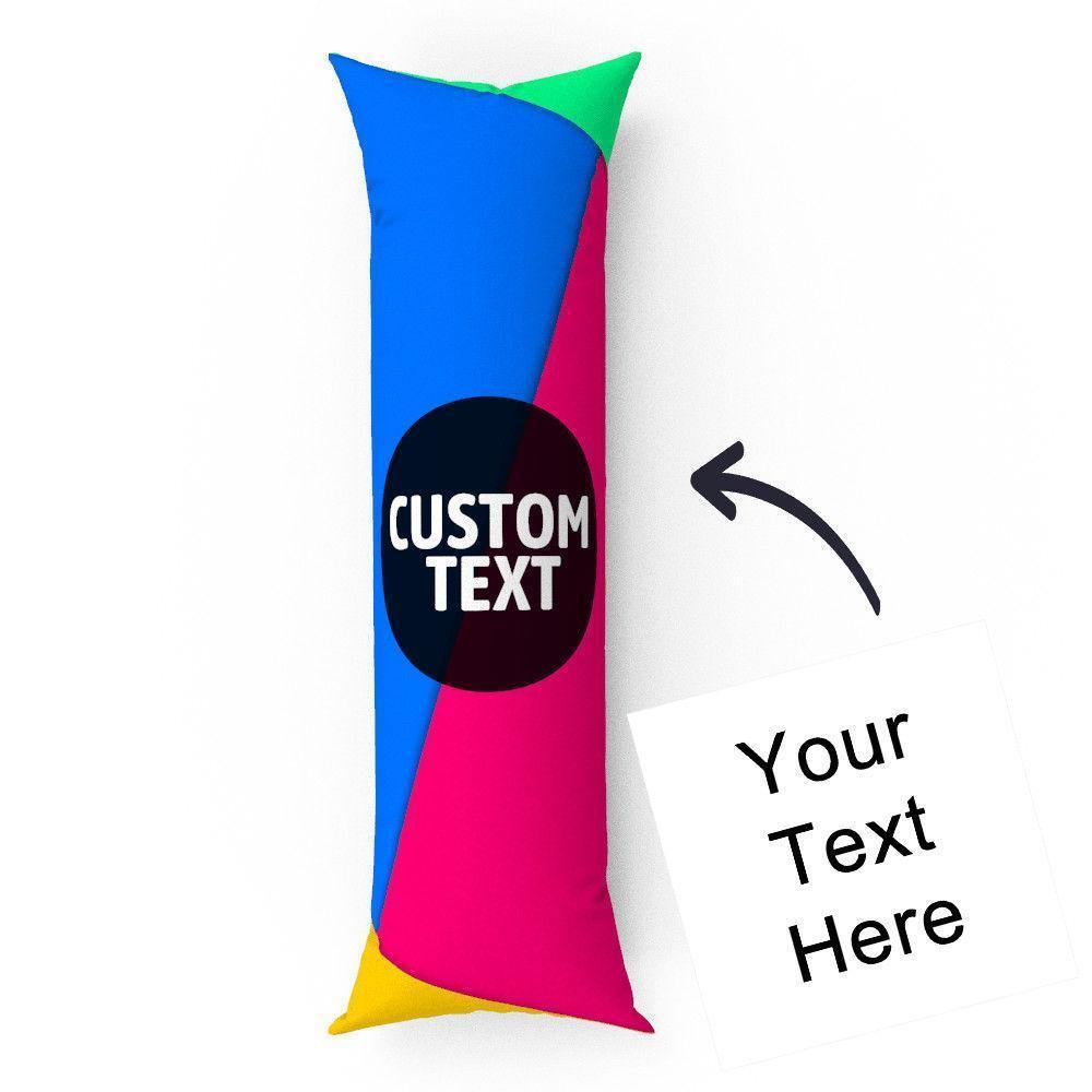 Custom Engraved Vertical Blue and Pink Pillow Case Gifts-50?á150cm - soufeelus