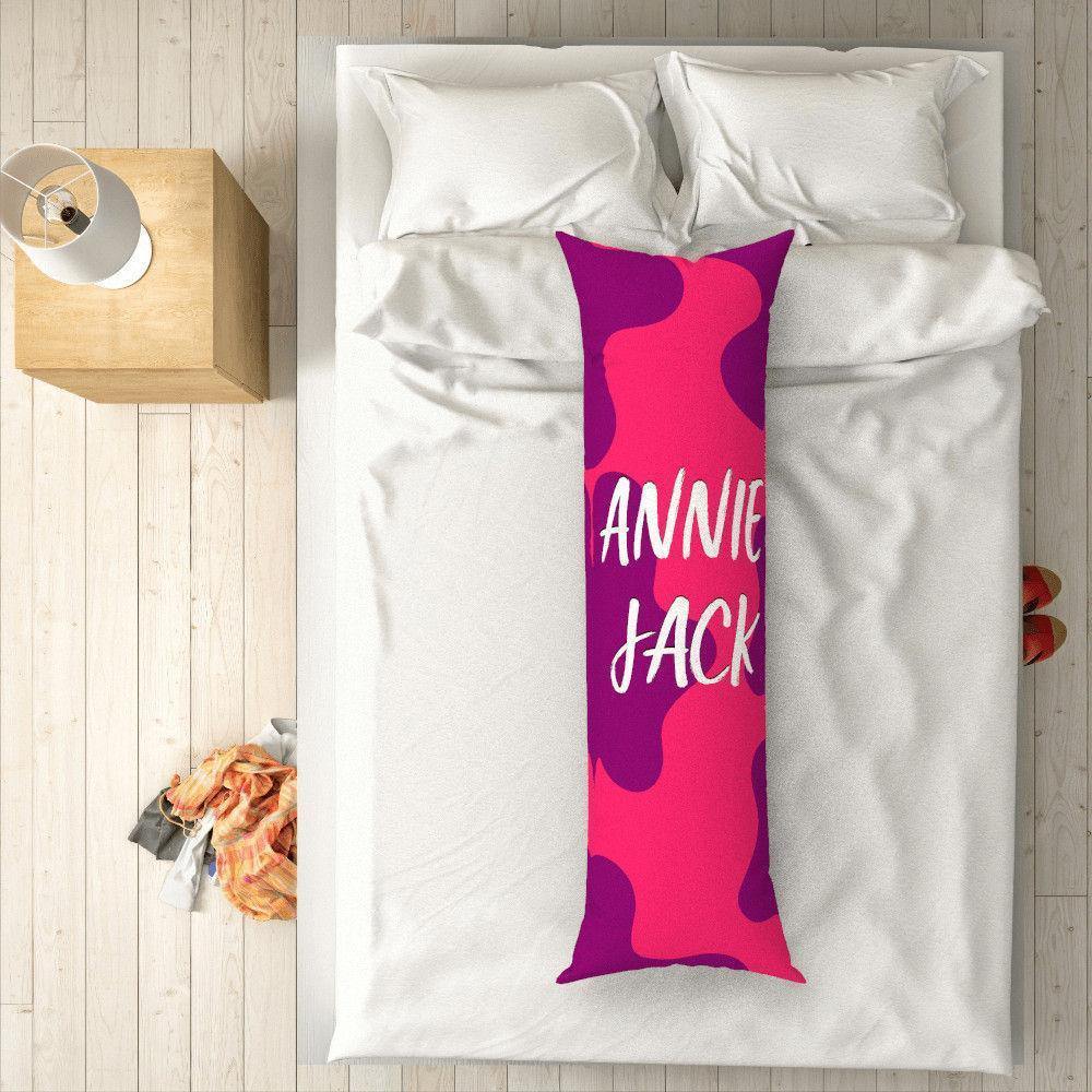 Custom Engraved Vertical Pink Pillow Case Gifts-50?á150cm - soufeelus