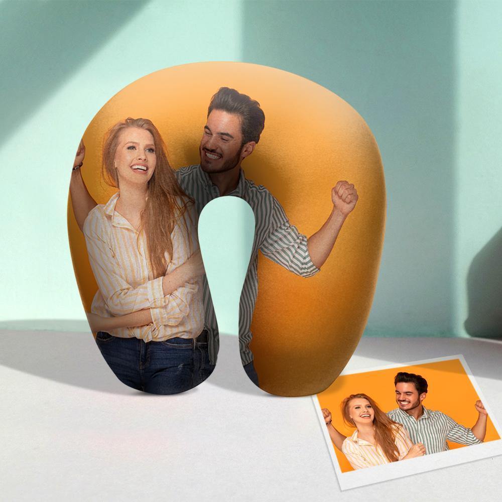 Custom Photo U-Shaped Pillow Comfortable Nursing Pillow -Couple - soufeelus