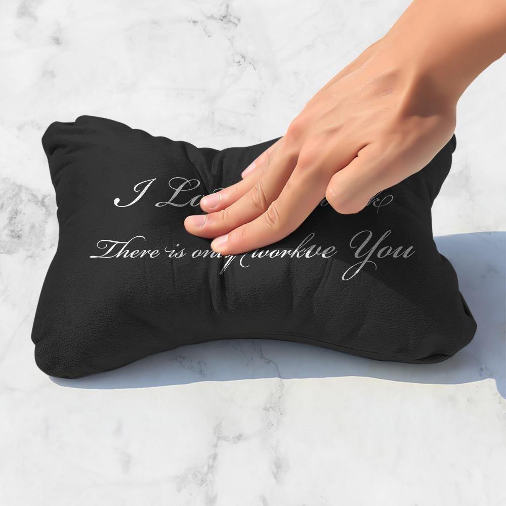 Custom Engraved Car Neck Pillow-Black - soufeelus