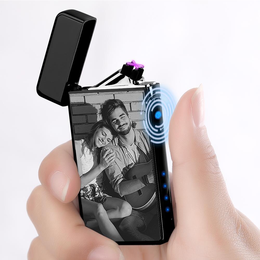 Photo Lighter Custom Photo Engraved Lighter Valentine's Gift For Lovers - soufeelus