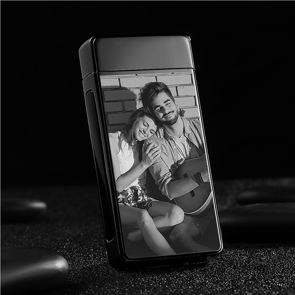 Photo Lighter Custom Photo Engraved Lighter Valentine's Gift For Lovers - soufeelus