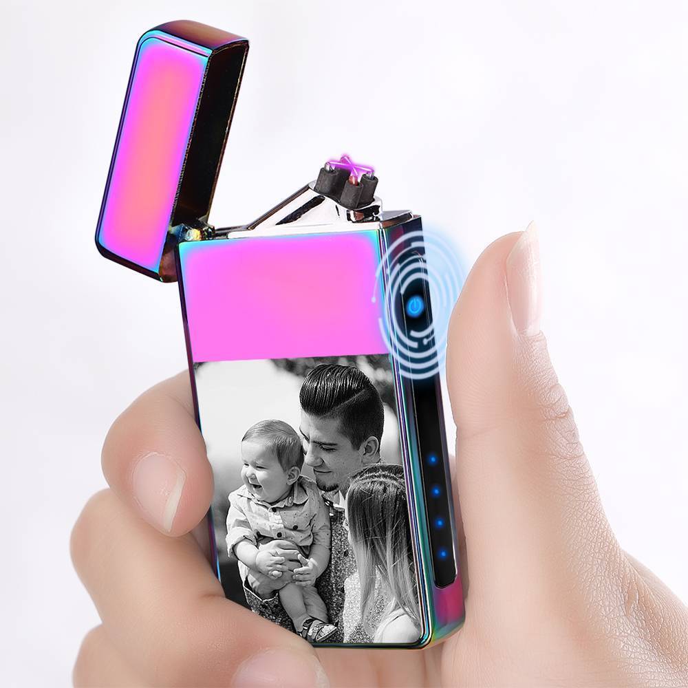 Photo Lighter Electric Lighter Rainbow Color