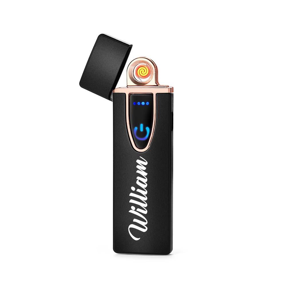 Personalized Black Engraved Lighter Bachelorette Party Favor Gift Best Man Gift for Him - soufeelus